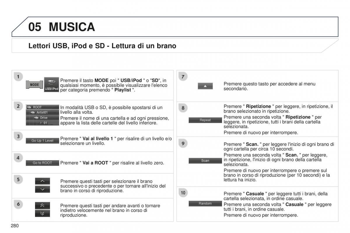 Peugeot 4008 manuale del proprietario / page 282