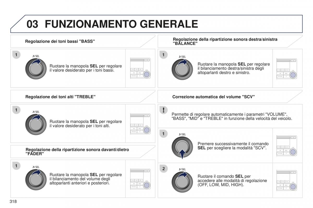 Peugeot 4008 manuale del proprietario / page 320