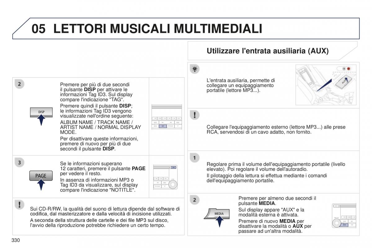 Peugeot 4008 manuale del proprietario / page 332