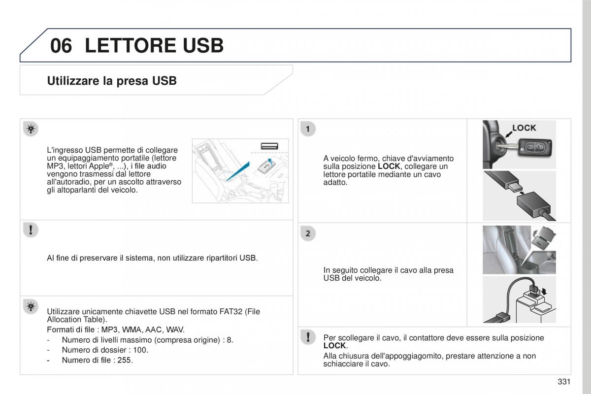 Peugeot 4008 manuale del proprietario / page 333