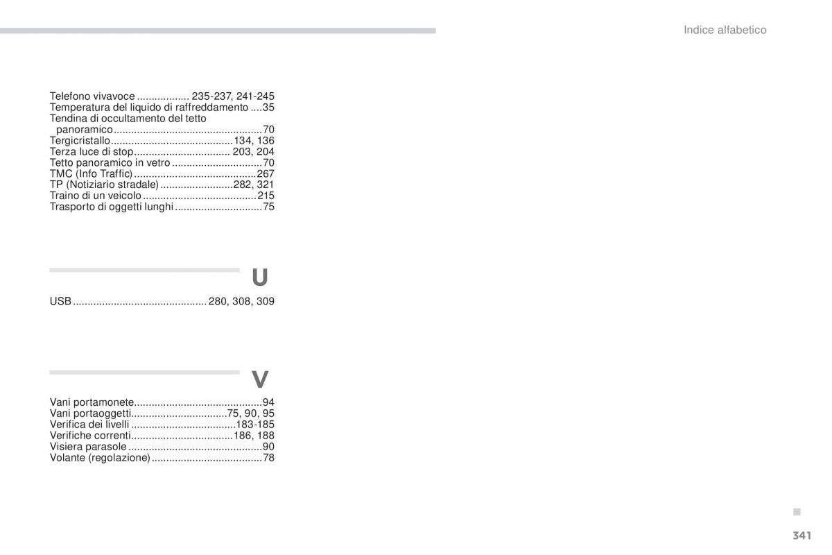 Peugeot 4008 manuale del proprietario / page 343