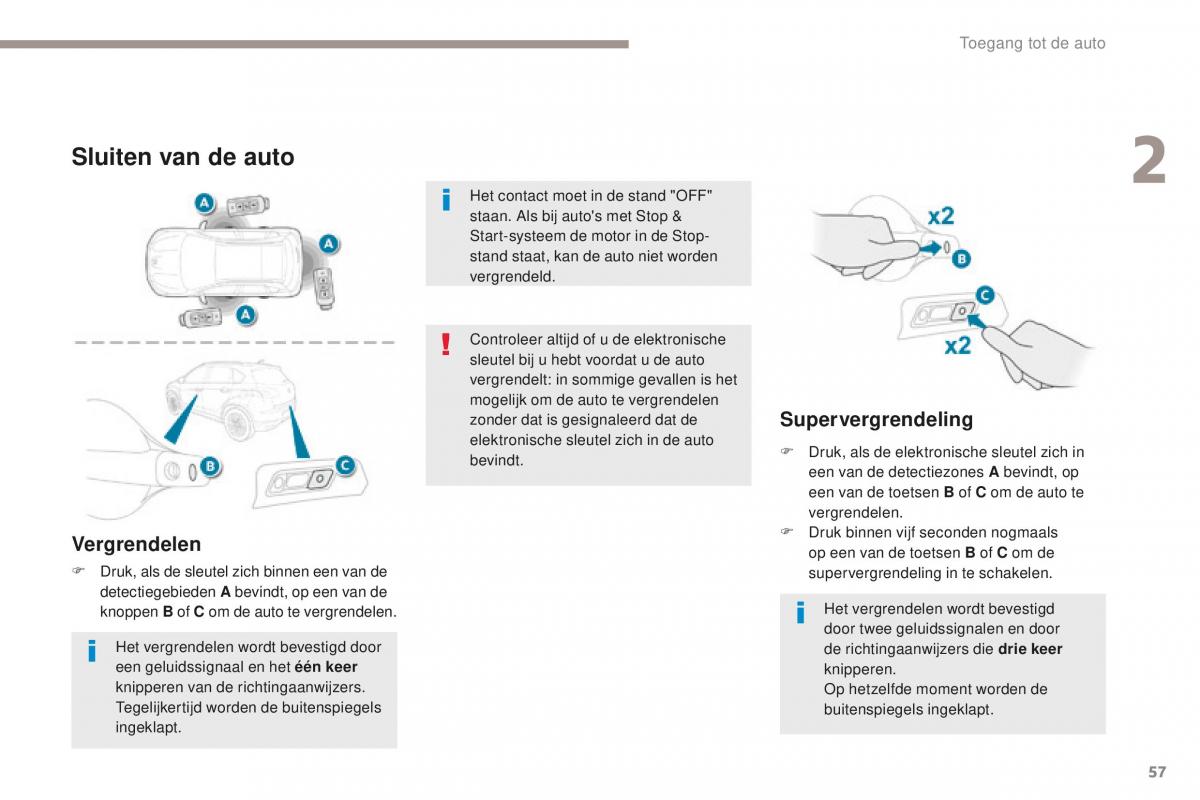 Peugeot 4008 handleiding / page 59