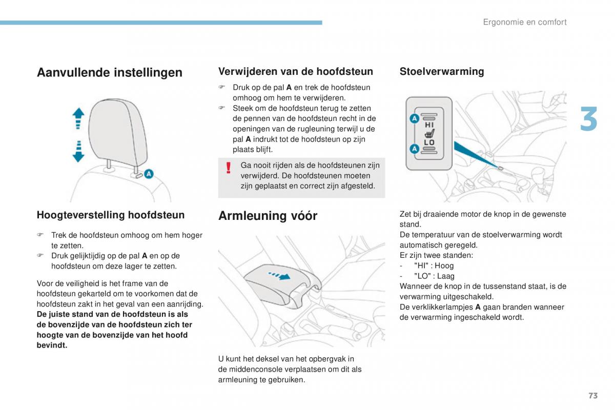 Peugeot 4008 handleiding / page 75