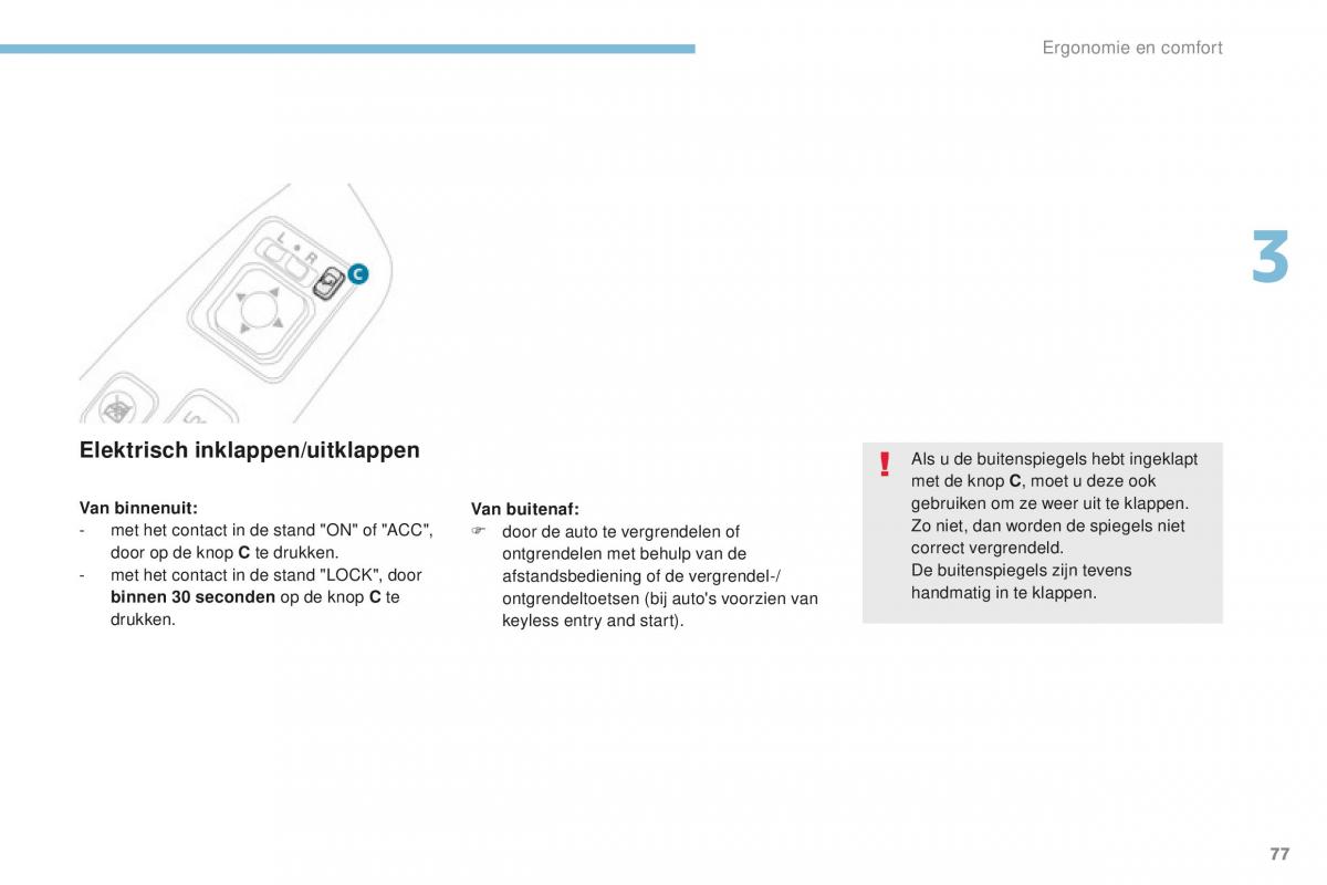 Peugeot 4008 handleiding / page 79