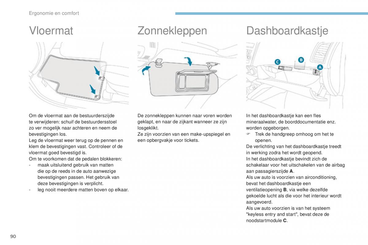 Peugeot 4008 handleiding / page 92