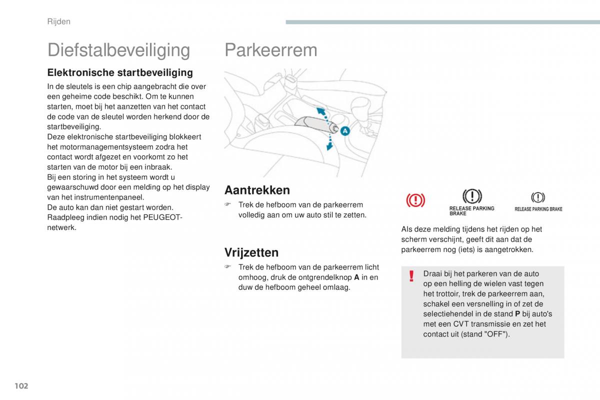 Peugeot 4008 handleiding / page 104