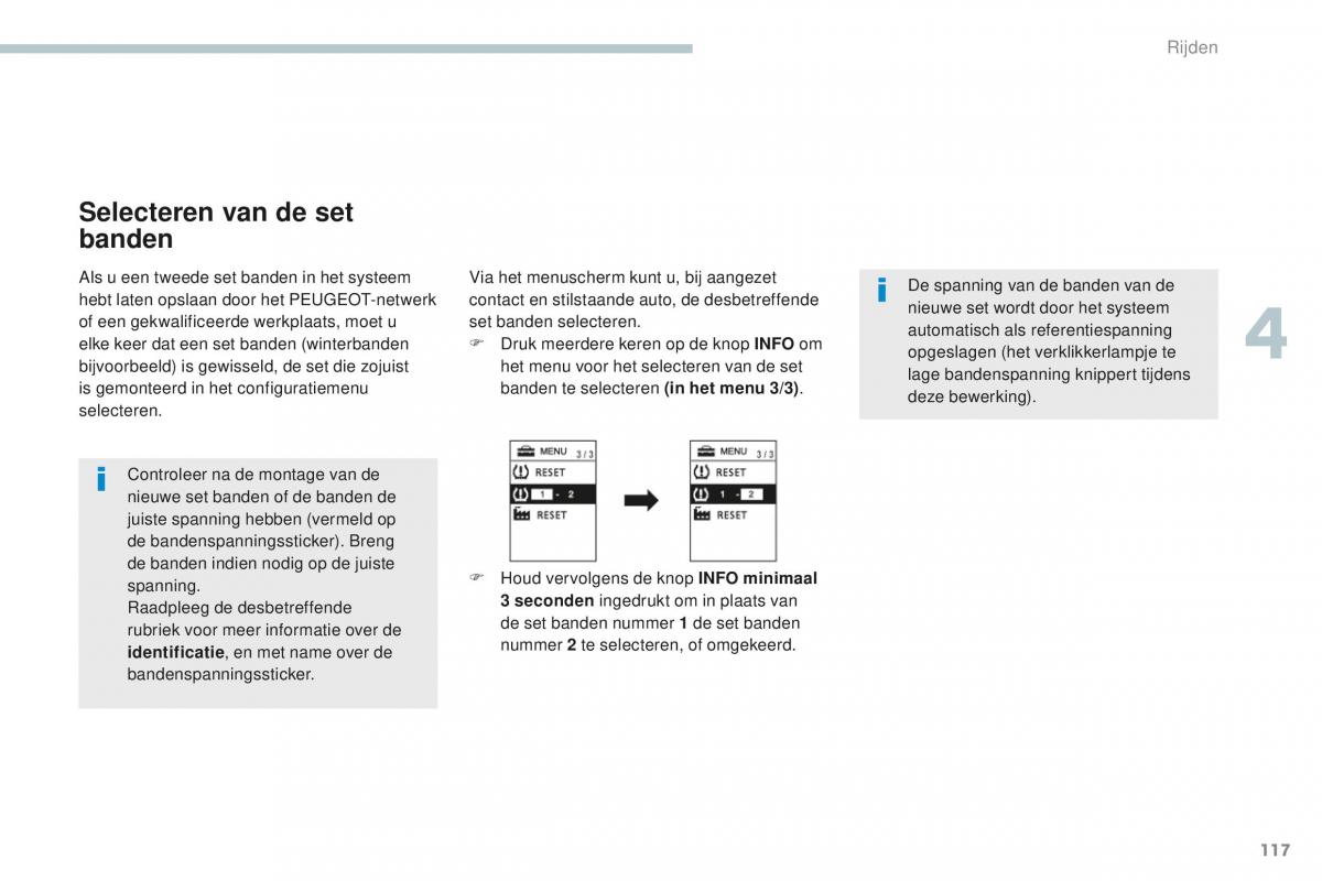 Peugeot 4008 handleiding / page 119