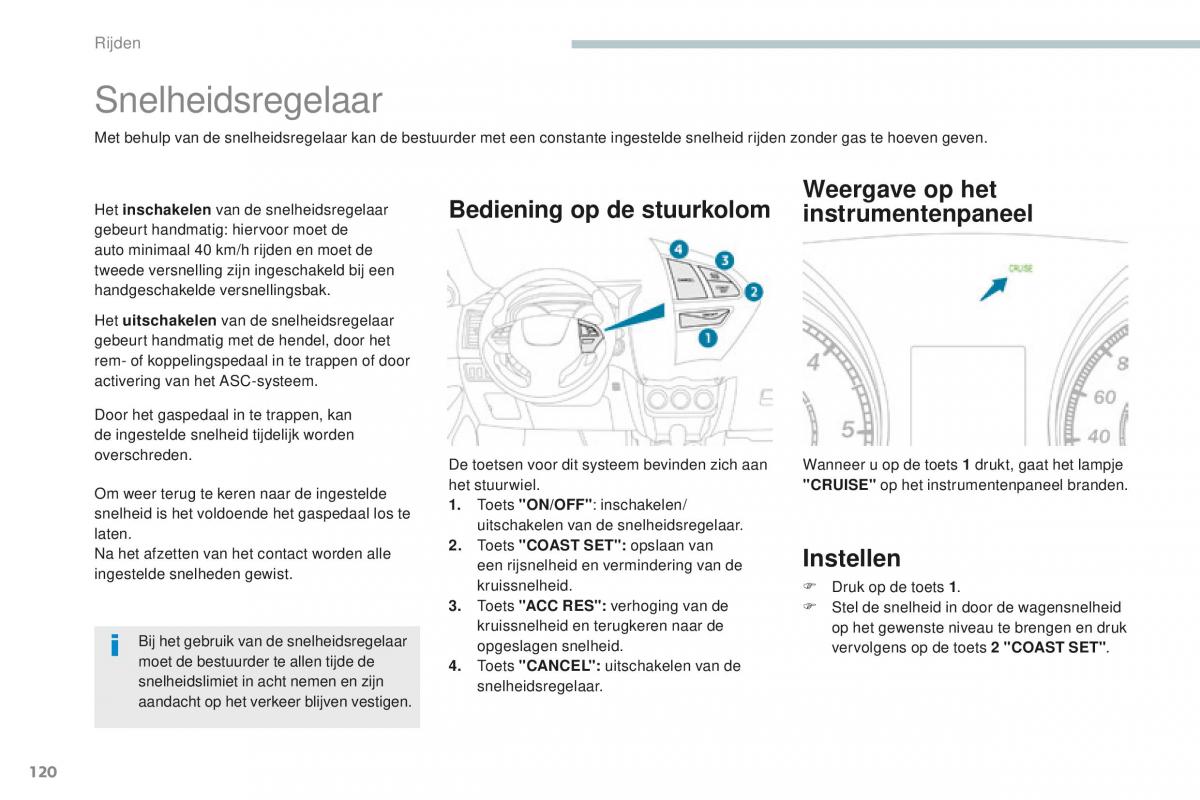 Peugeot 4008 handleiding / page 122