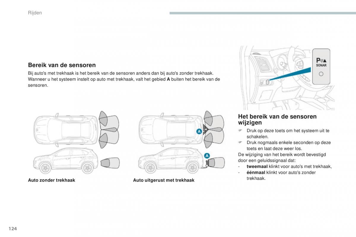 Peugeot 4008 handleiding / page 126