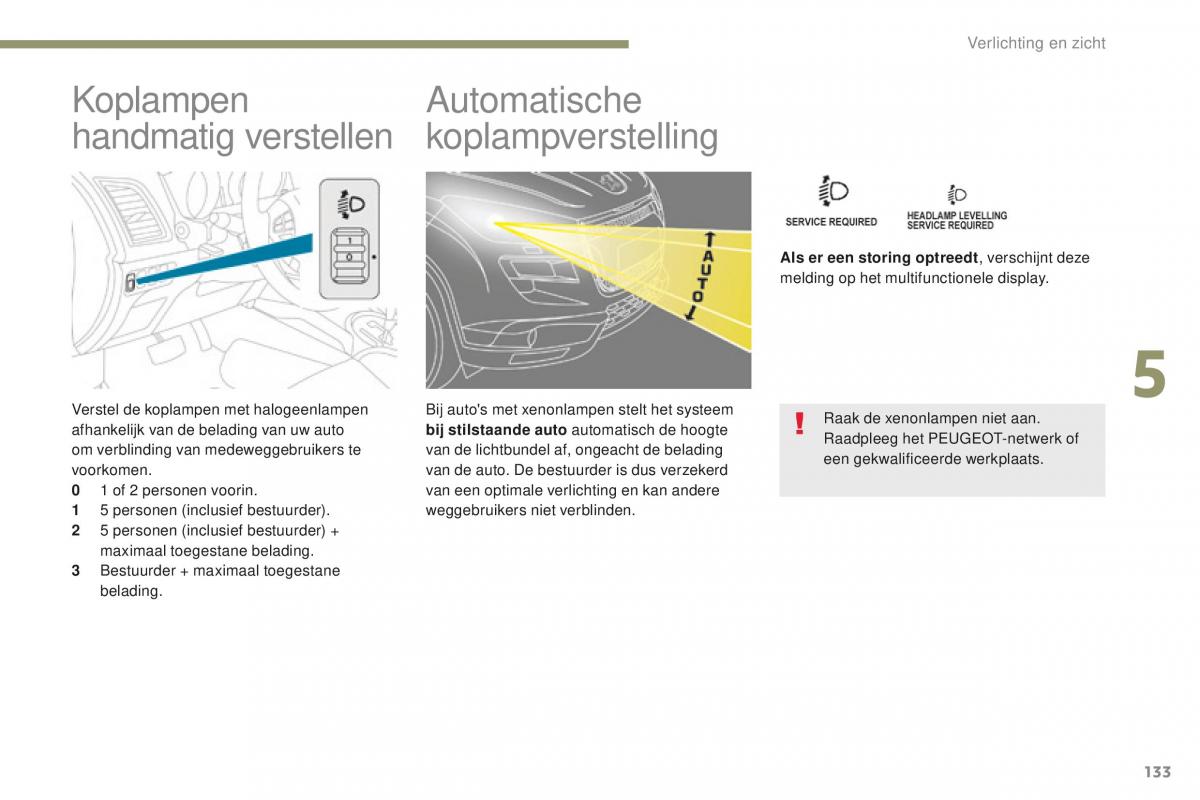 Peugeot 4008 handleiding / page 135