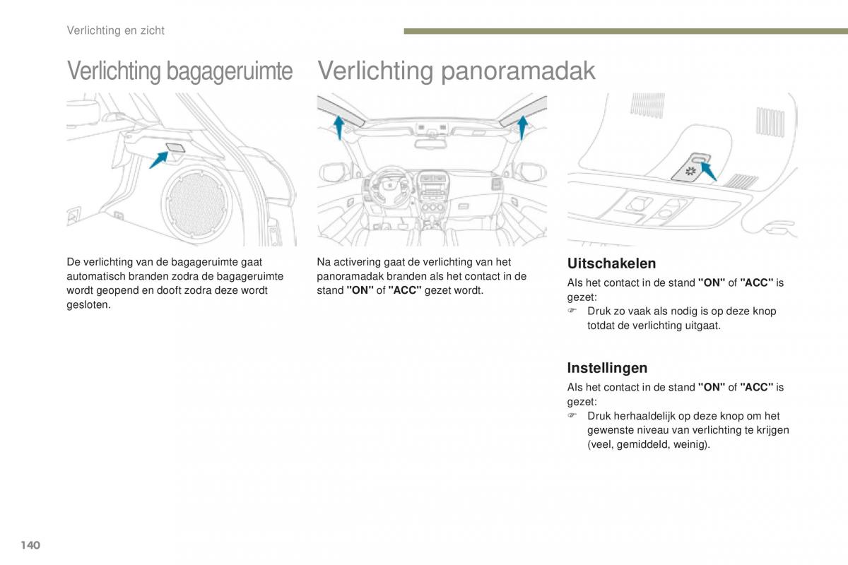 Peugeot 4008 handleiding / page 142