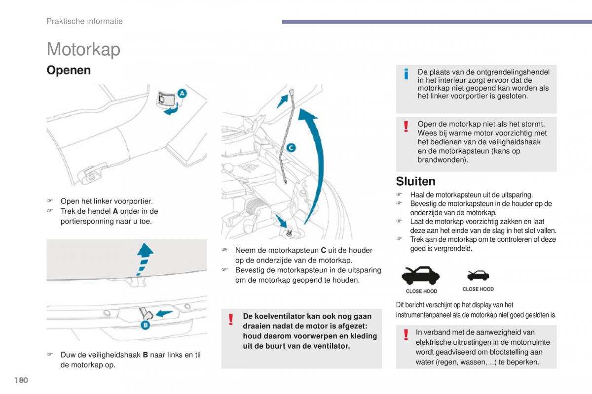 Peugeot 4008 handleiding / page 182