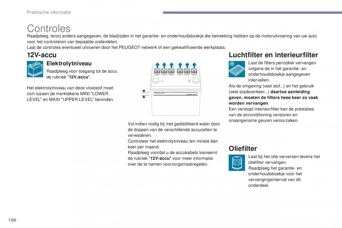 Peugeot 4008 handleiding / page 188