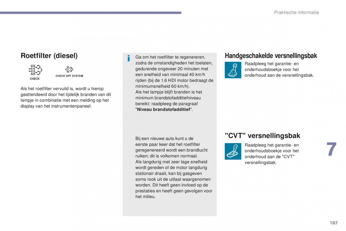 Peugeot 4008 handleiding / page 189
