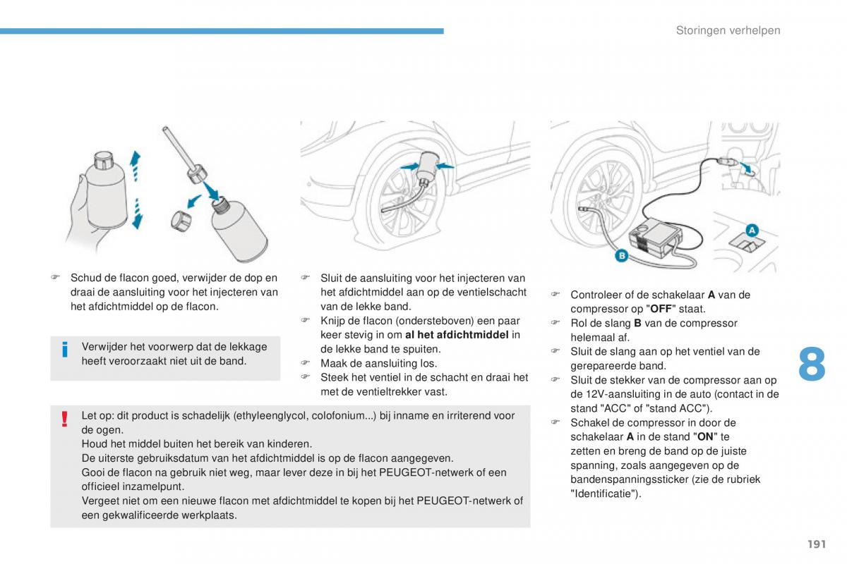 Peugeot 4008 handleiding / page 193