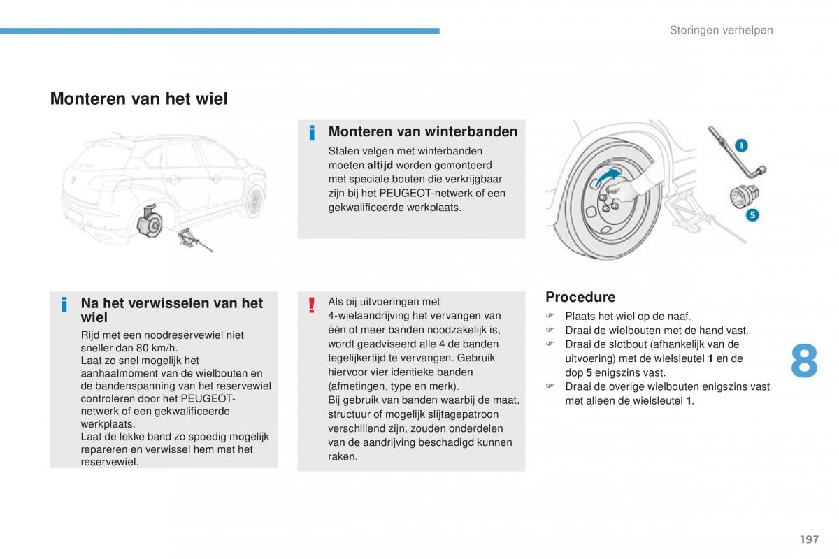 Peugeot 4008 handleiding / page 199