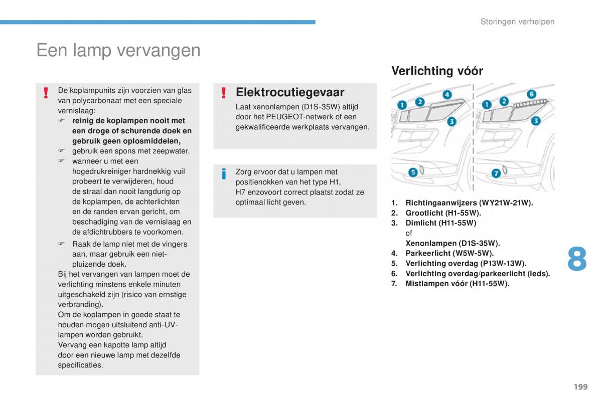 Peugeot 4008 handleiding / page 201