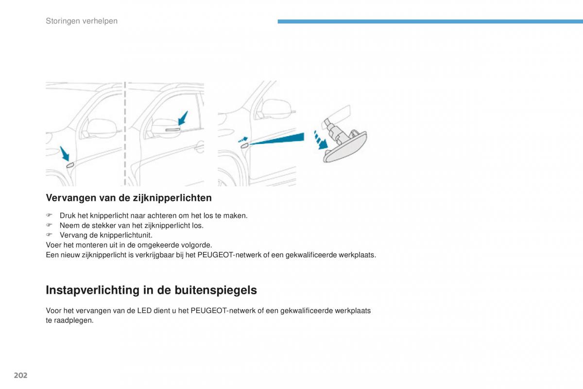 Peugeot 4008 handleiding / page 204