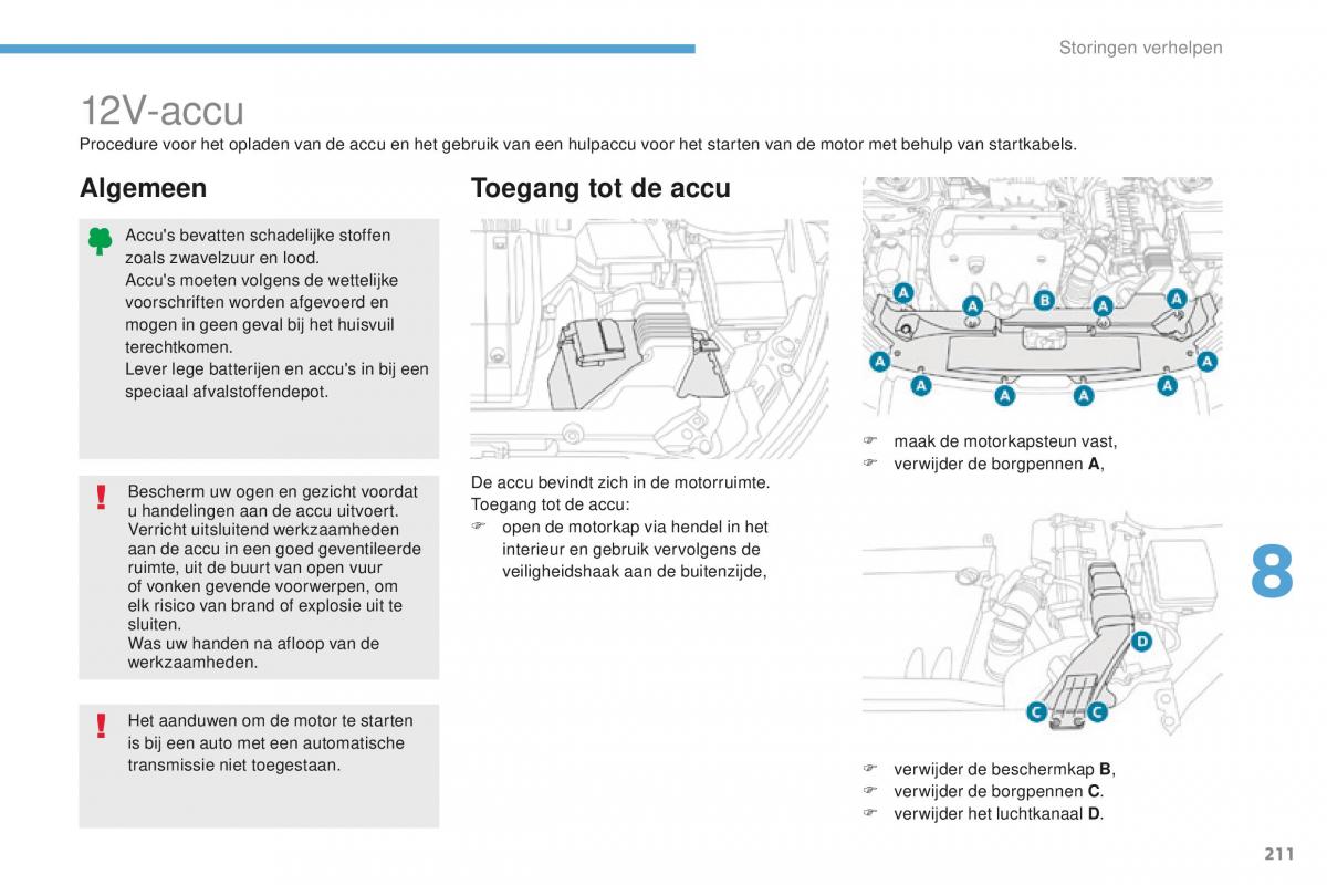 Peugeot 4008 handleiding / page 213