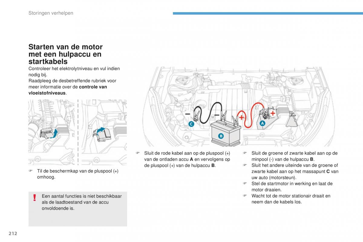 Peugeot 4008 handleiding / page 214