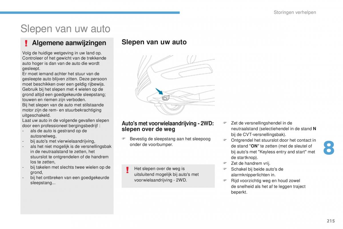 Peugeot 4008 handleiding / page 217