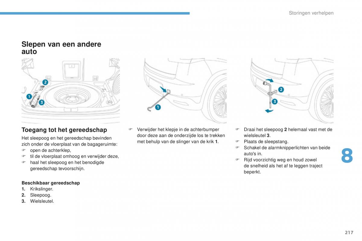 Peugeot 4008 handleiding / page 219