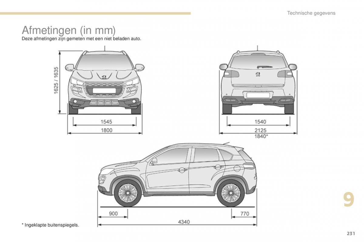 Peugeot 4008 handleiding / page 233