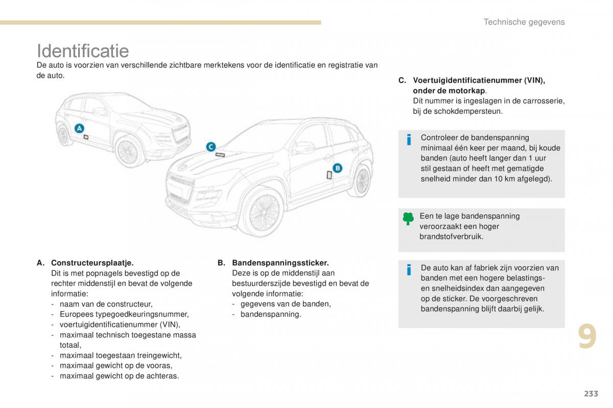 Peugeot 4008 handleiding / page 235