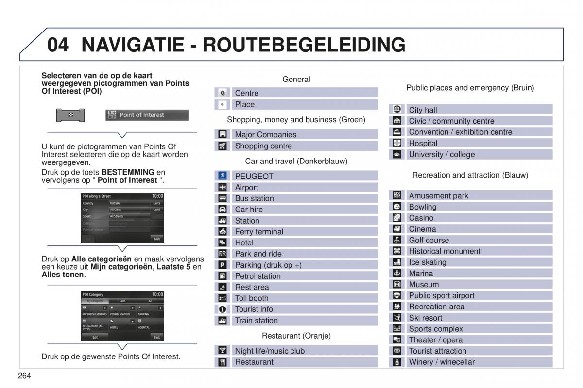 Peugeot 4008 handleiding / page 266