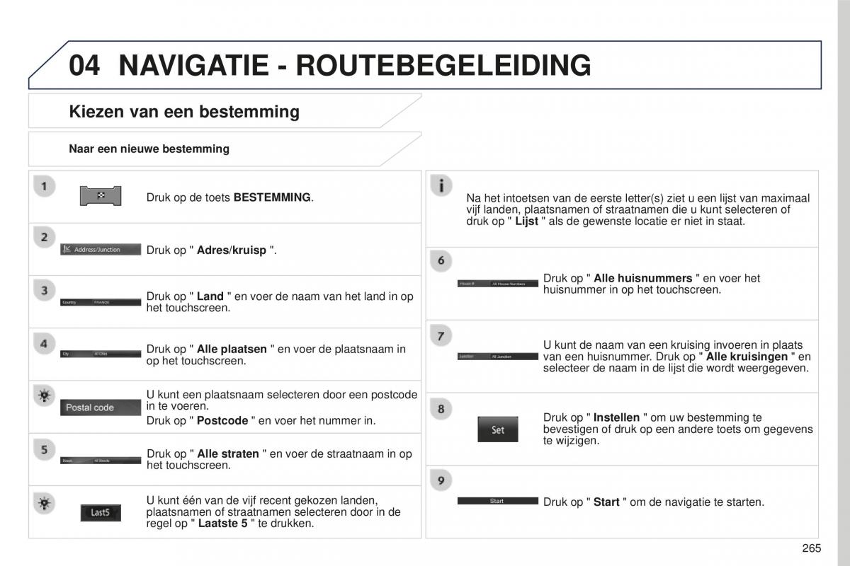 Peugeot 4008 handleiding / page 267