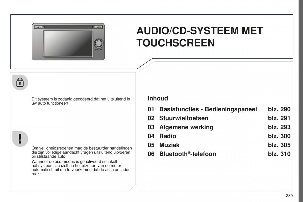 Peugeot 4008 handleiding / page 291