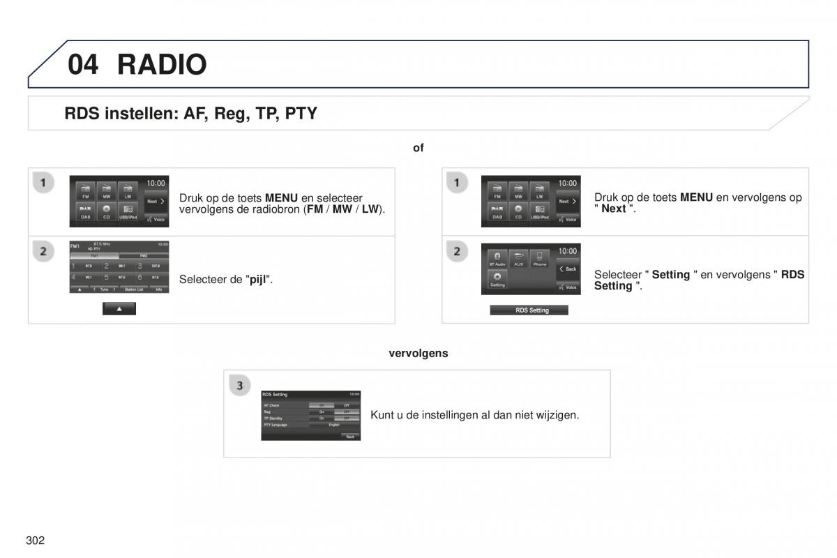 Peugeot 4008 handleiding / page 304