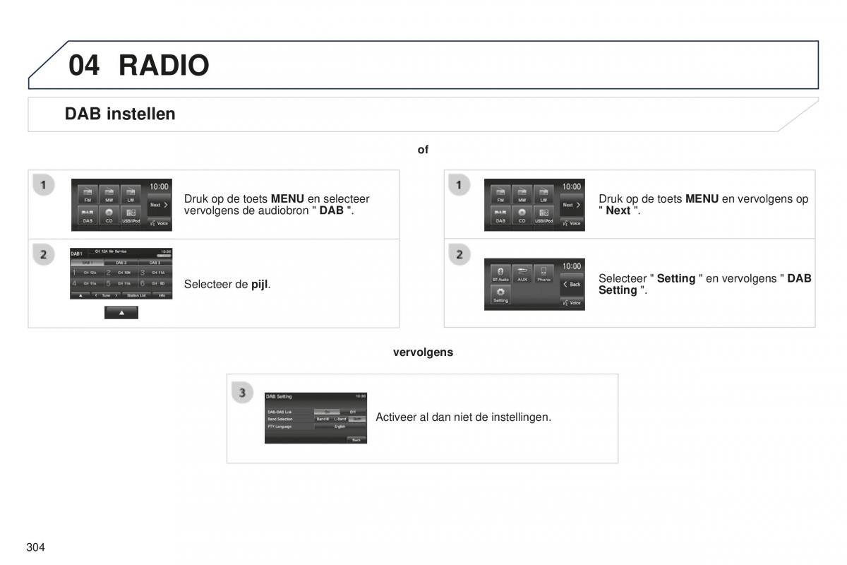 Peugeot 4008 handleiding / page 306