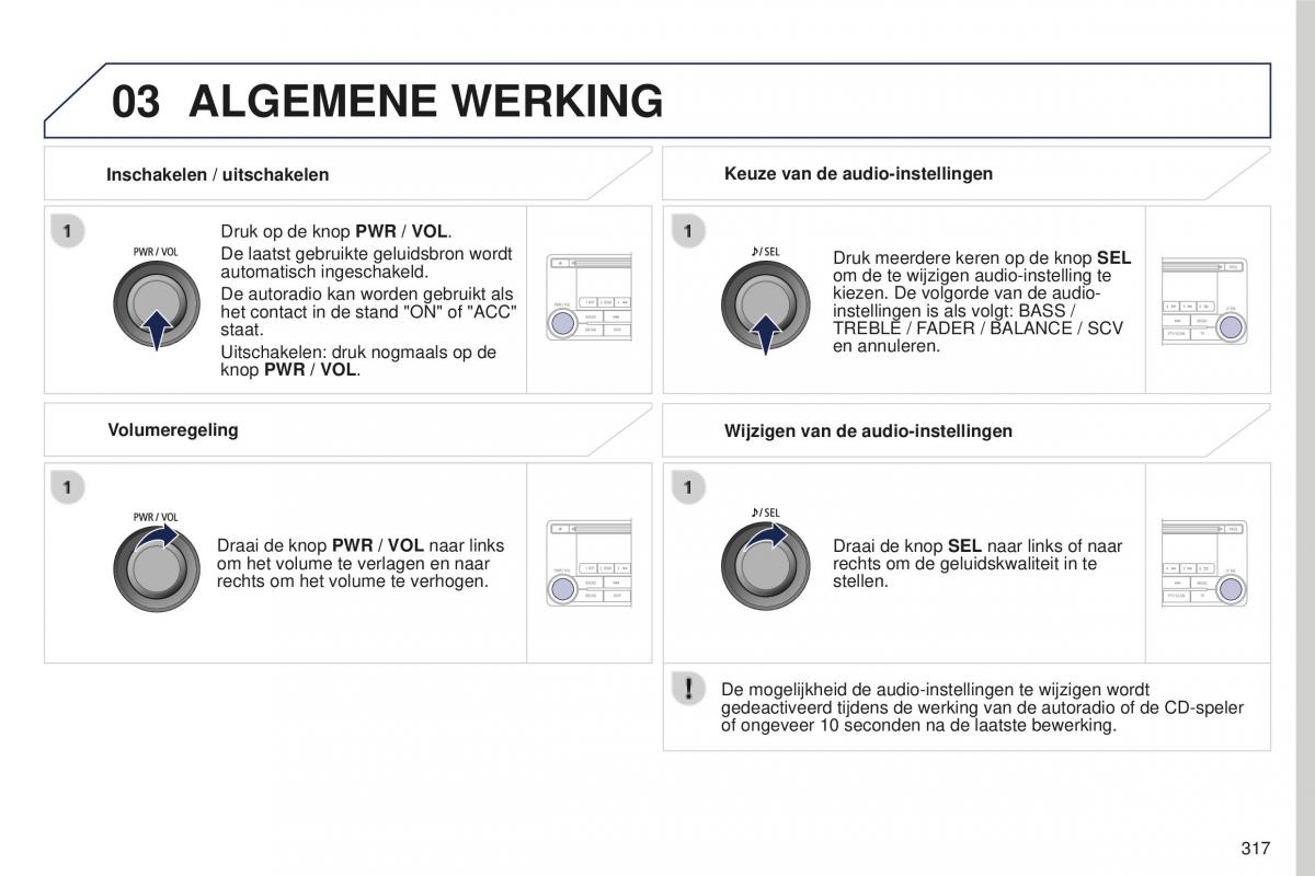 Peugeot 4008 handleiding / page 319