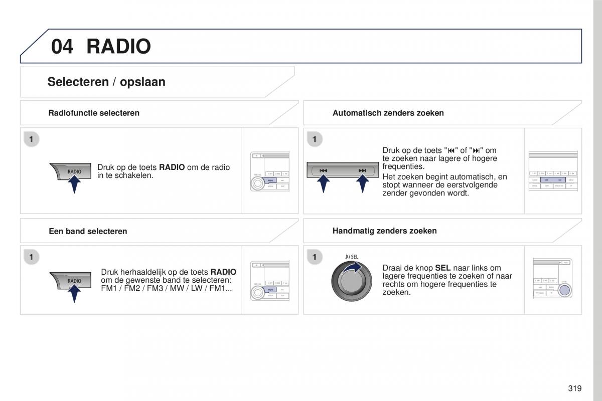 Peugeot 4008 handleiding / page 321