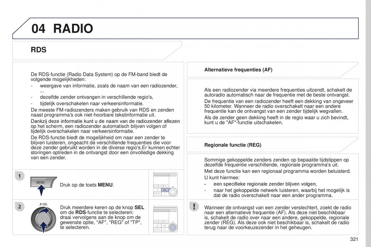 Peugeot 4008 handleiding / page 323