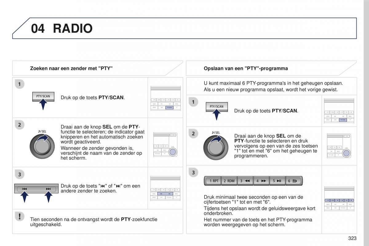 Peugeot 4008 handleiding / page 325