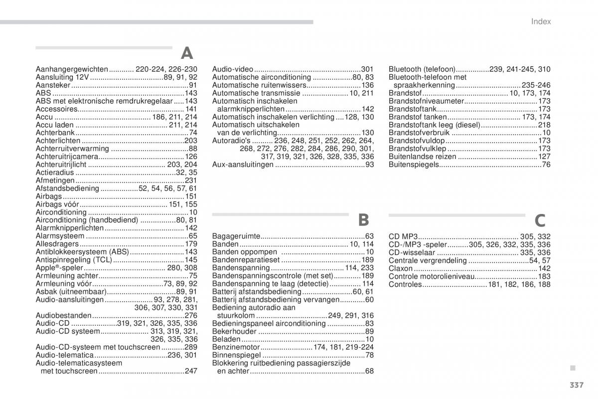 Peugeot 4008 handleiding / page 339