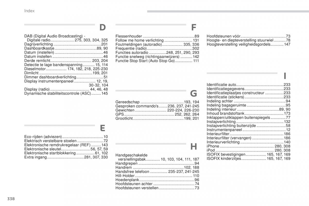 Peugeot 4008 handleiding / page 340