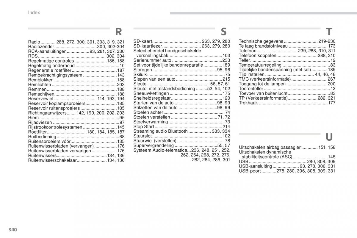 Peugeot 4008 handleiding / page 342