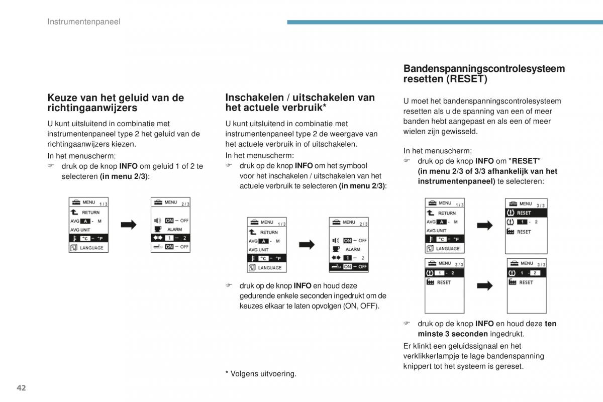 Peugeot 4008 handleiding / page 44