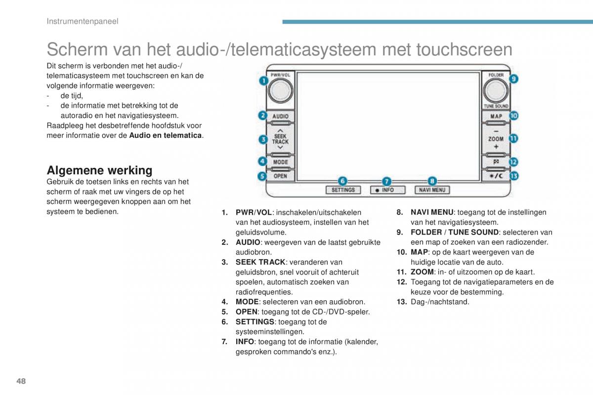 Peugeot 4008 handleiding / page 50