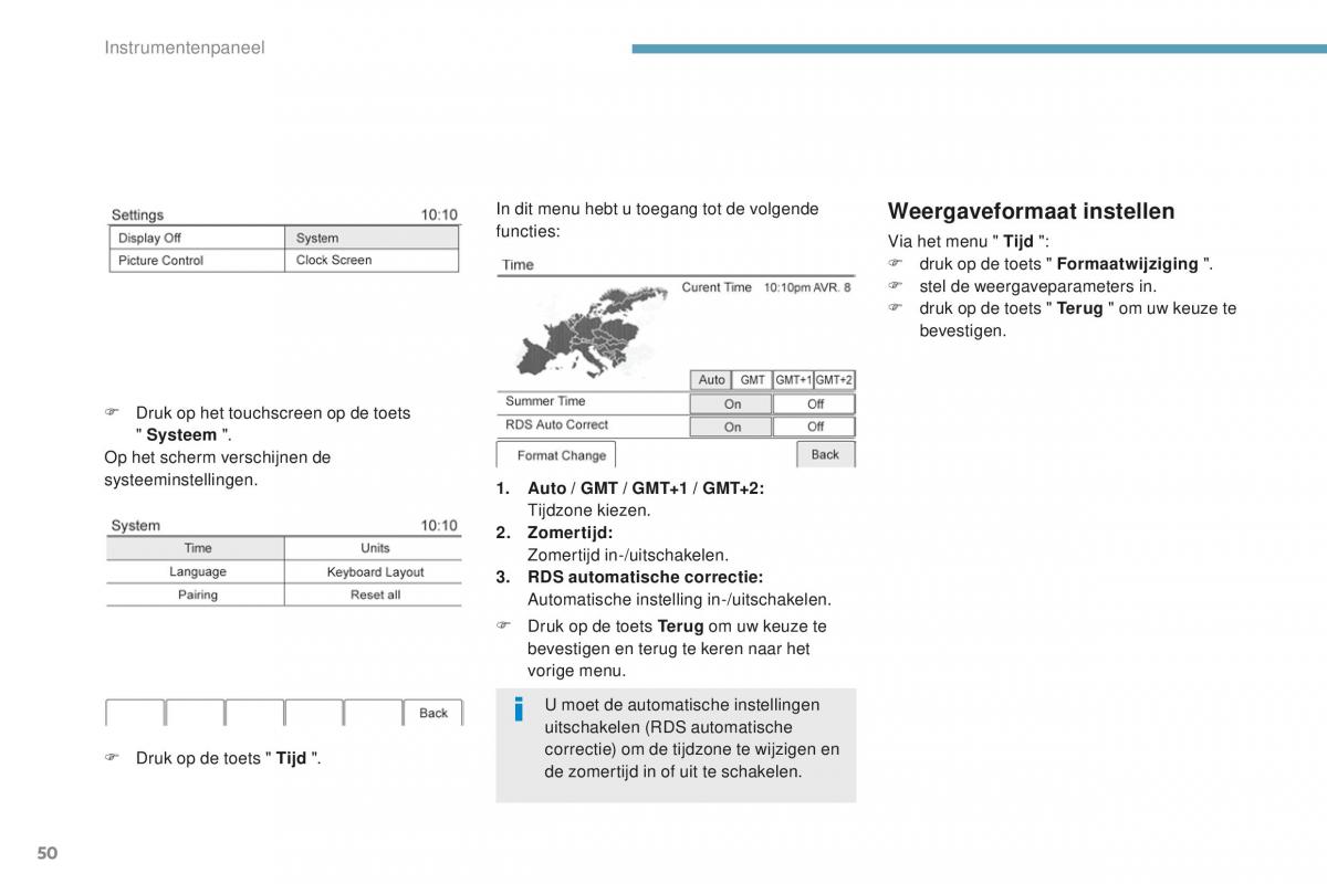 Peugeot 4008 handleiding / page 52