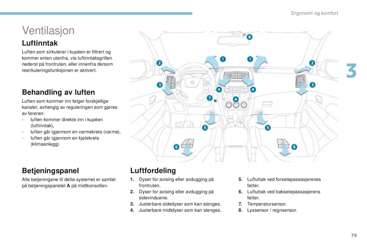 Peugeot 4008 bruksanvisningen / page 81