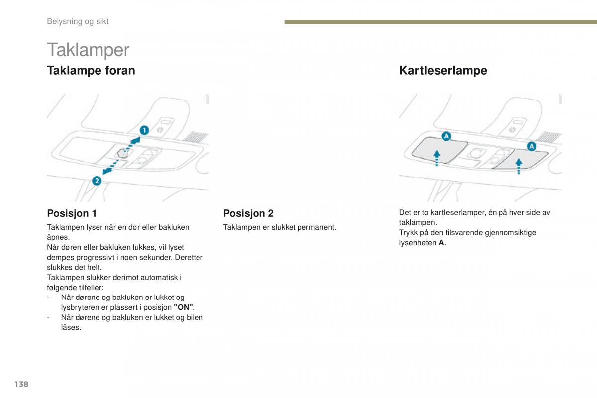 Peugeot 4008 bruksanvisningen / page 140