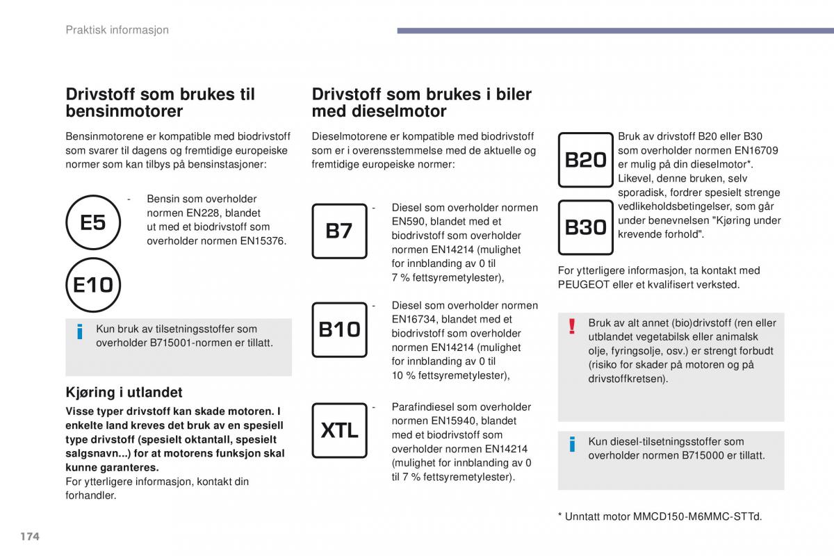 Peugeot 4008 bruksanvisningen / page 176