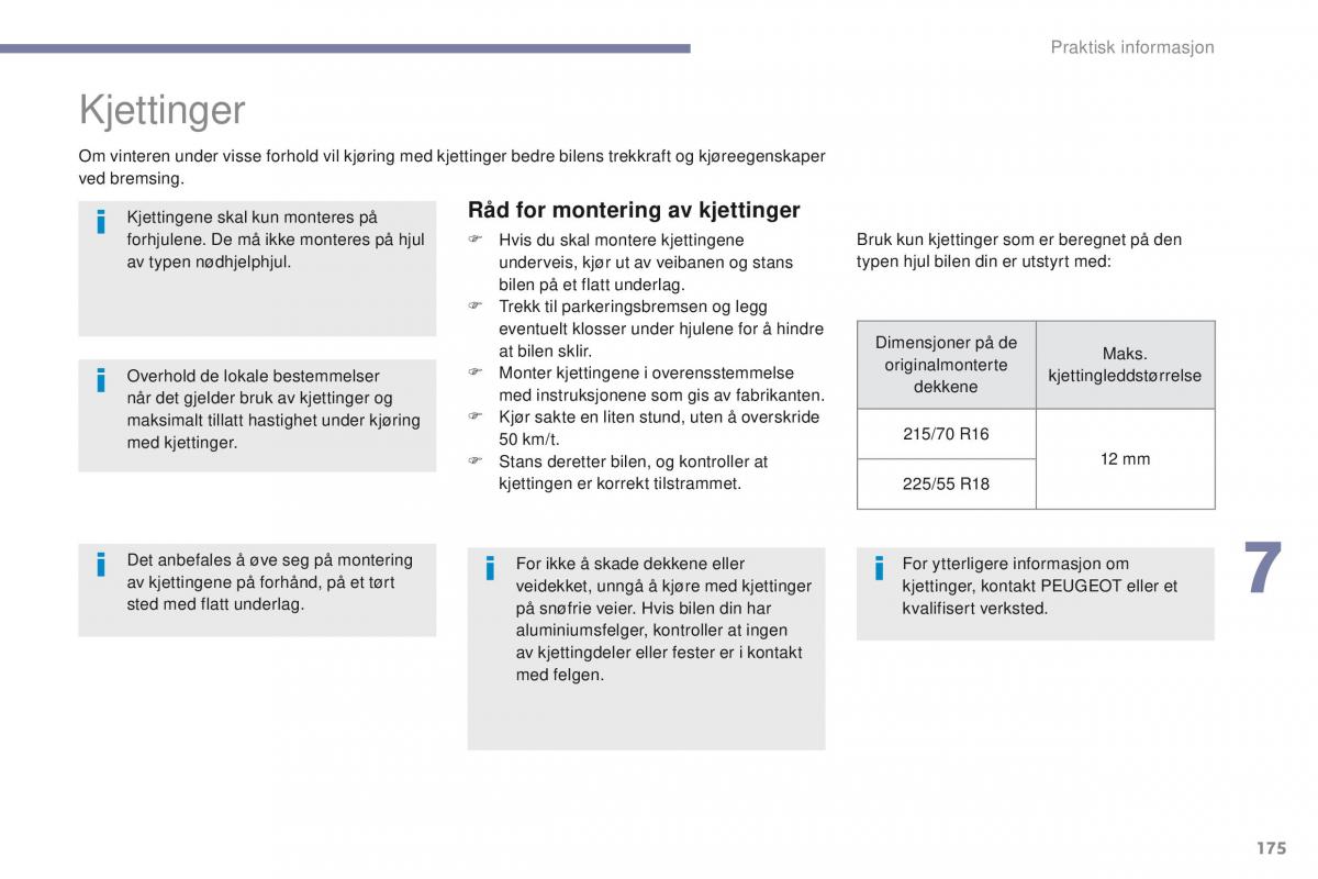 Peugeot 4008 bruksanvisningen / page 177