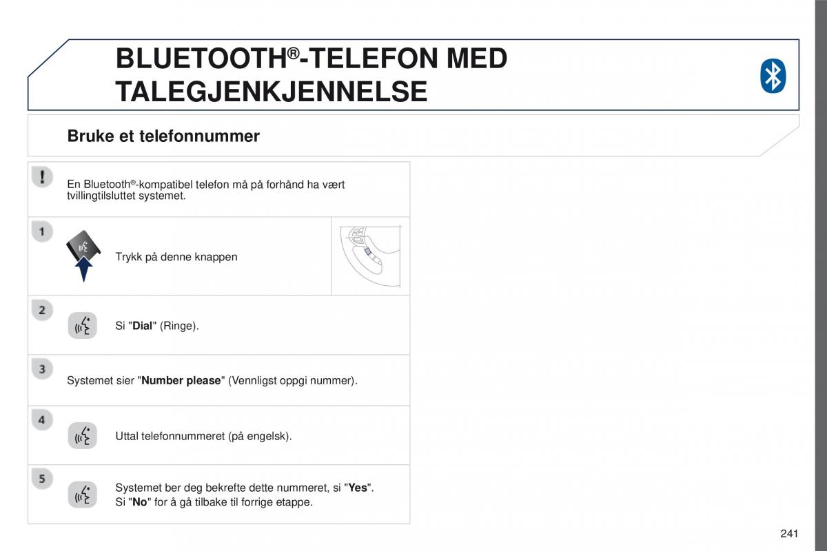 Peugeot 4008 bruksanvisningen / page 243