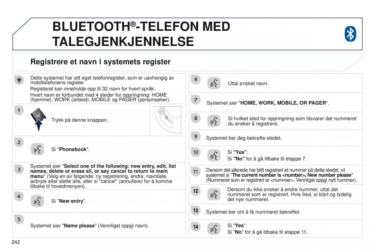 Peugeot 4008 bruksanvisningen / page 244