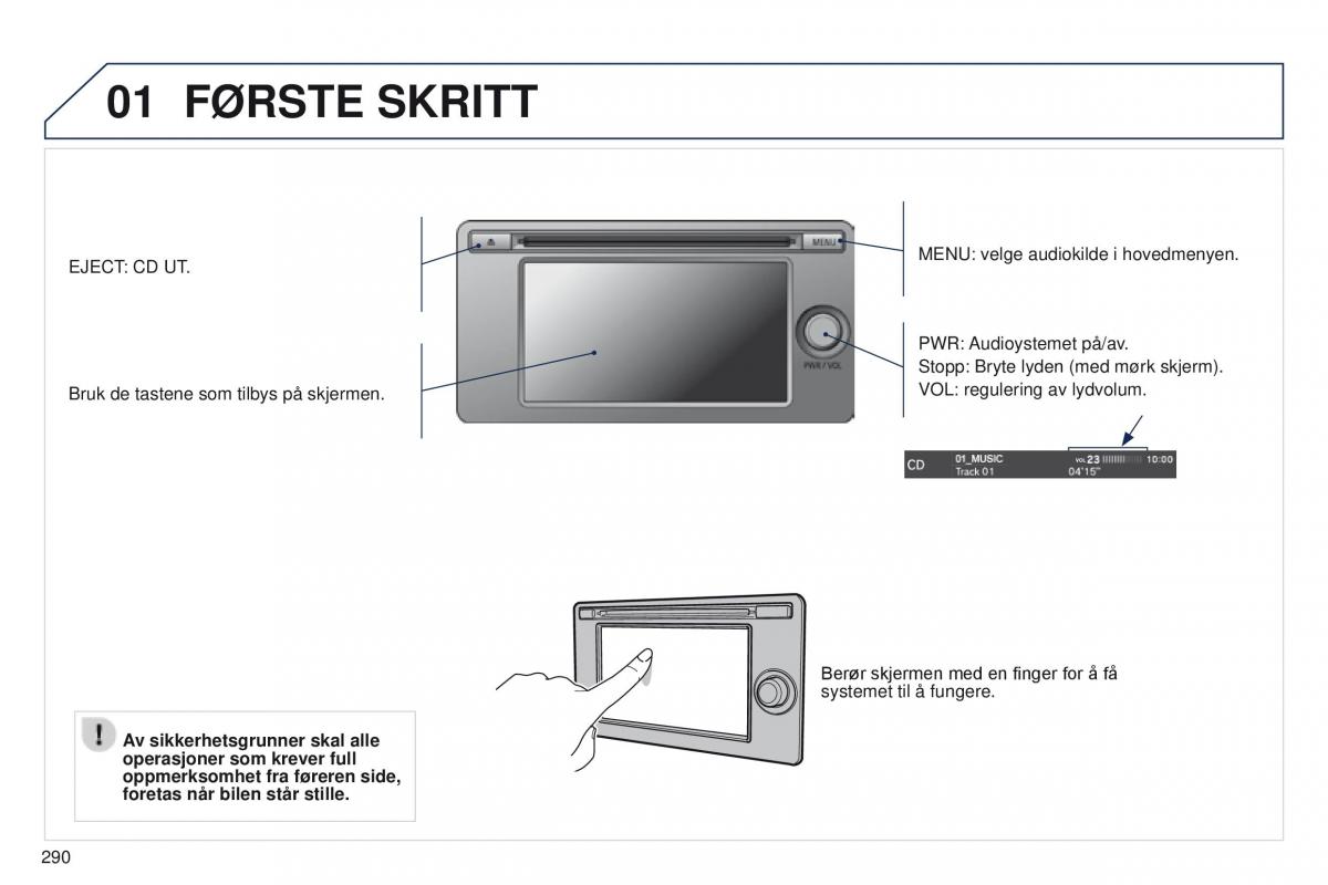 Peugeot 4008 bruksanvisningen / page 292